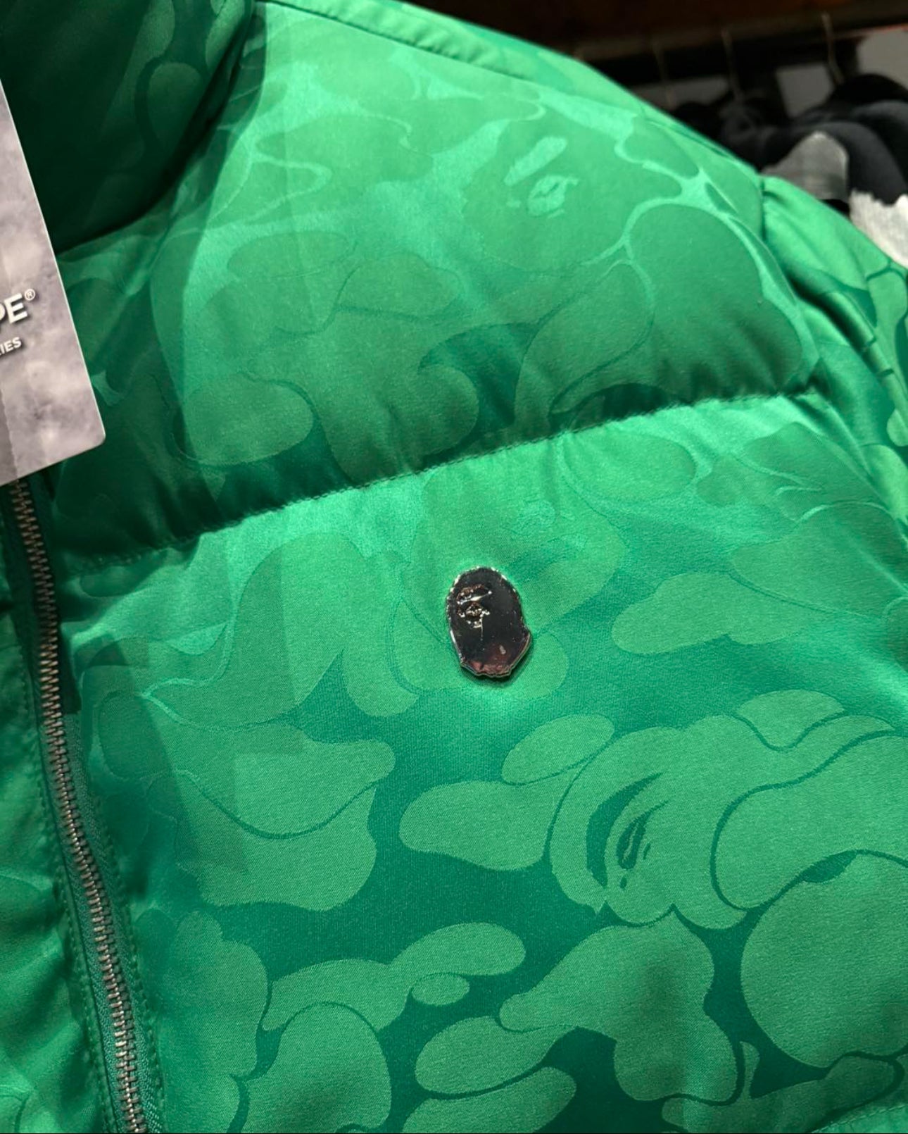 Green Puffer Winter Jacket