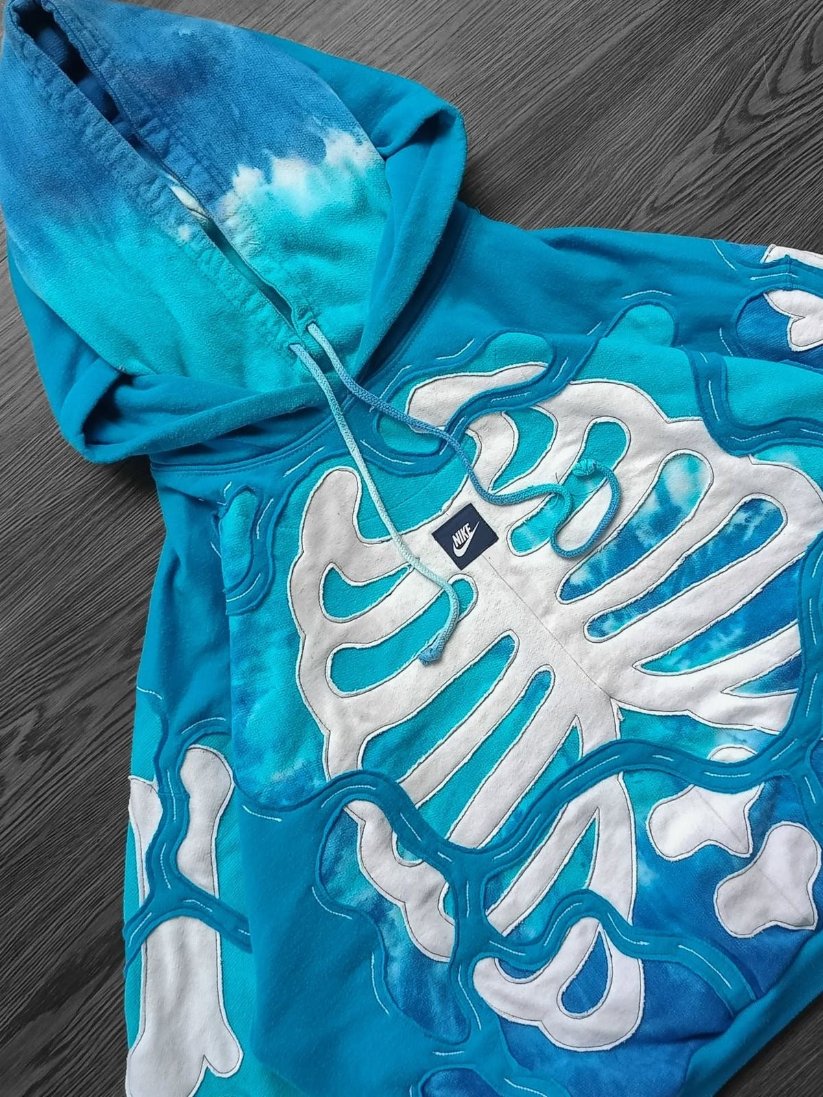 Hoodie Trending Sky Blue 2 Different Cap