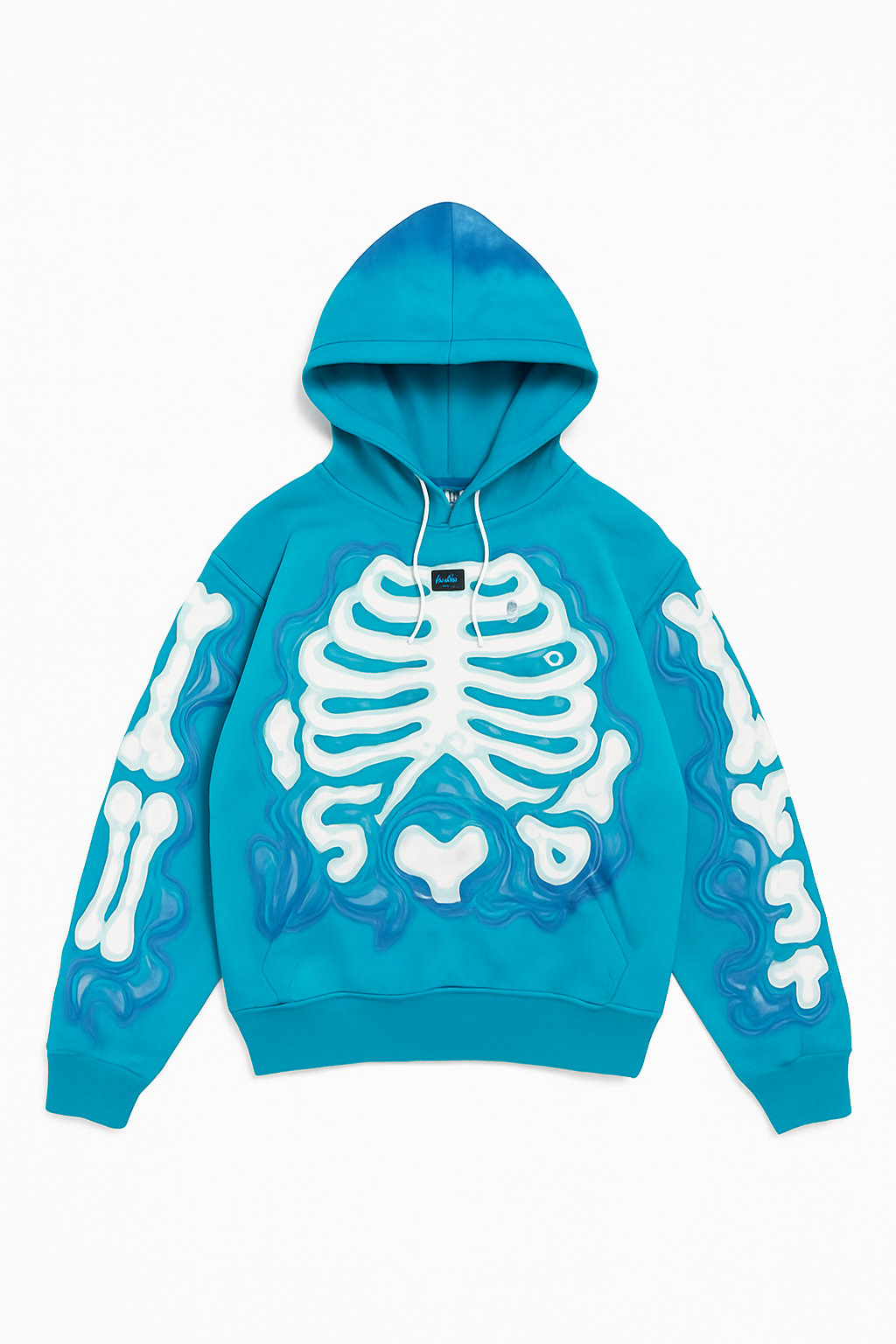 Hoodie Trending Sky Blue 2 Different Cap