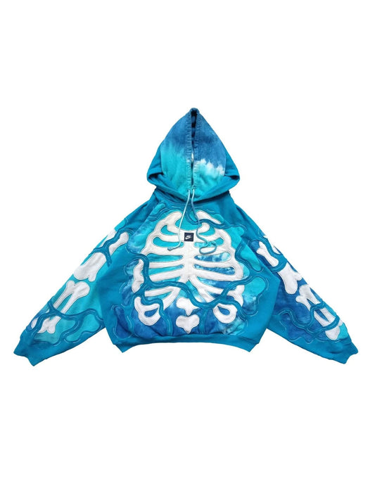 Hoodie Trending Sky Blue 2 Different Cap